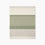 Organic Cotton & Wool Throw In Sage Stripe Laid Flat