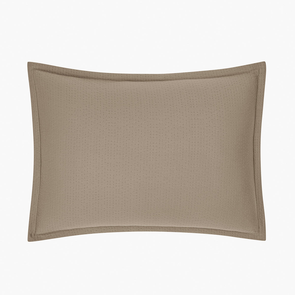 Optional Organic Matelasse Sham In Beige