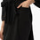 organic cotton loungewear black short robe pocket