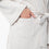organic cotton loungewear natural oatmeal short robe pocket