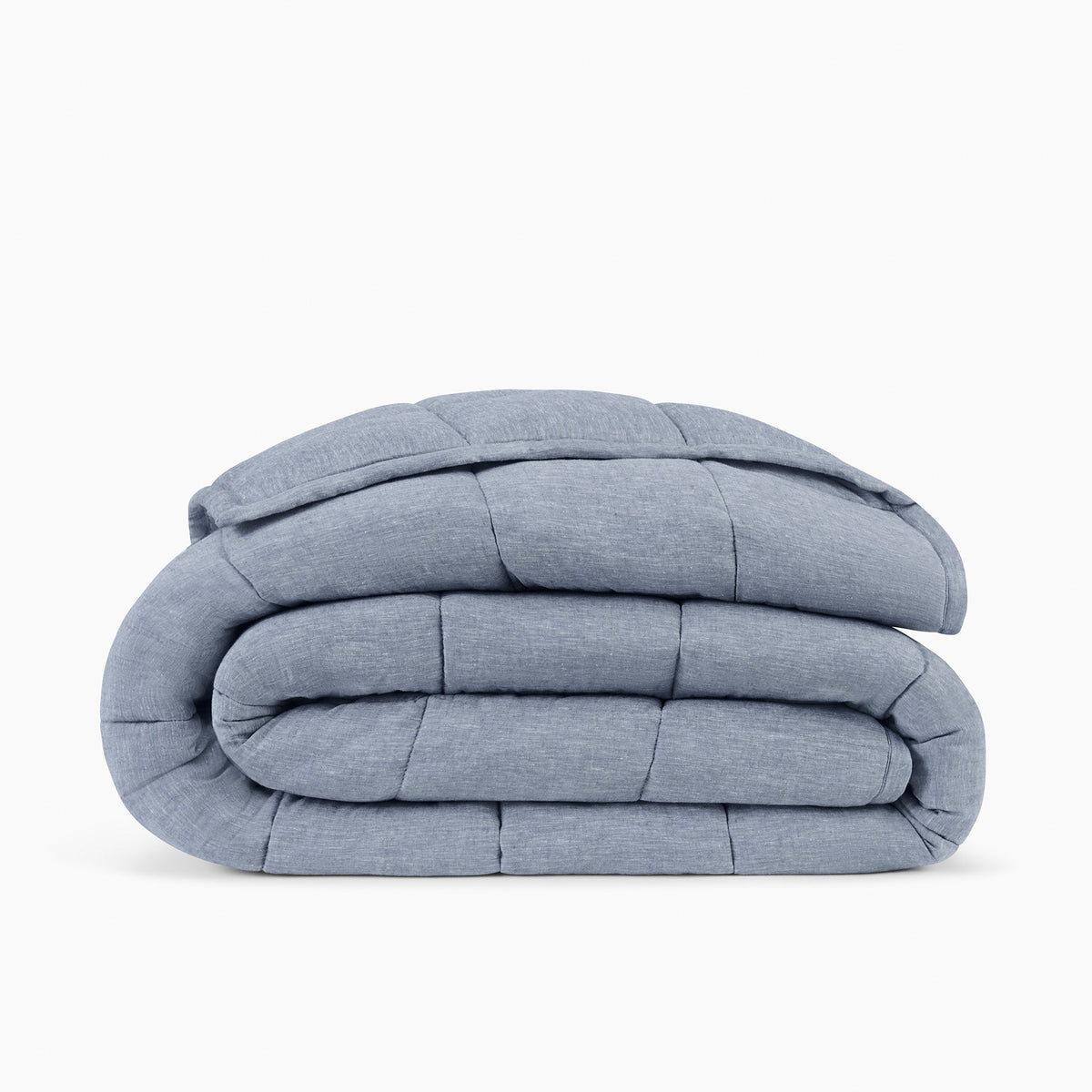 Linen Eucalyptus Quilt In Chambray