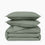 Linen Eucalyptus Duvet Set In Forest