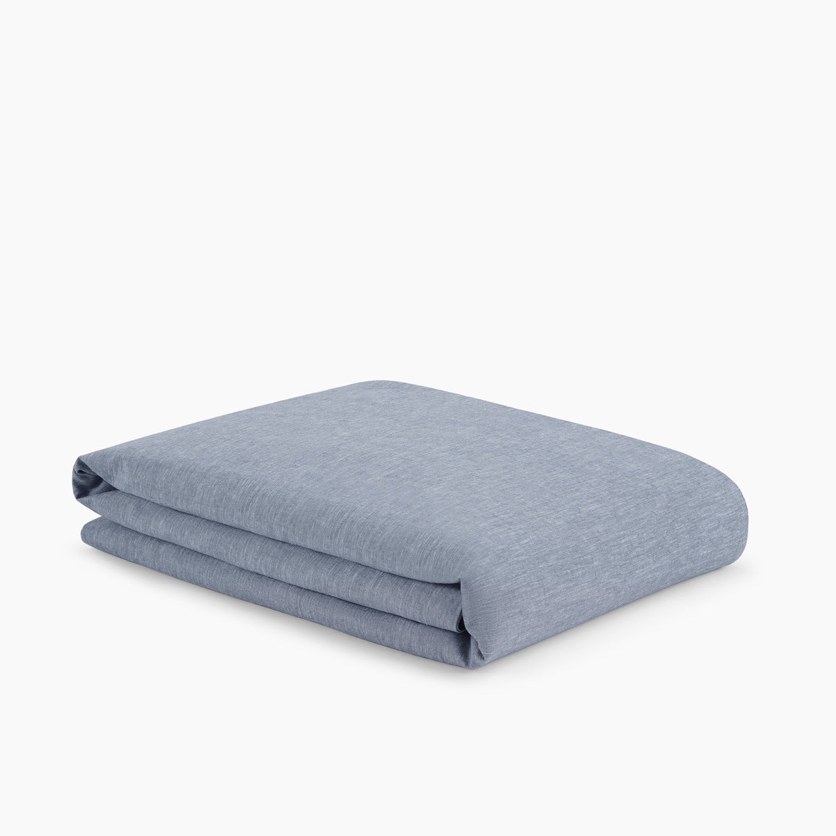 Linen Eucalyptus Flat Sheet In Chambray