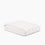Linen Eucalyptus Flat Sheet In Glacier Stripe