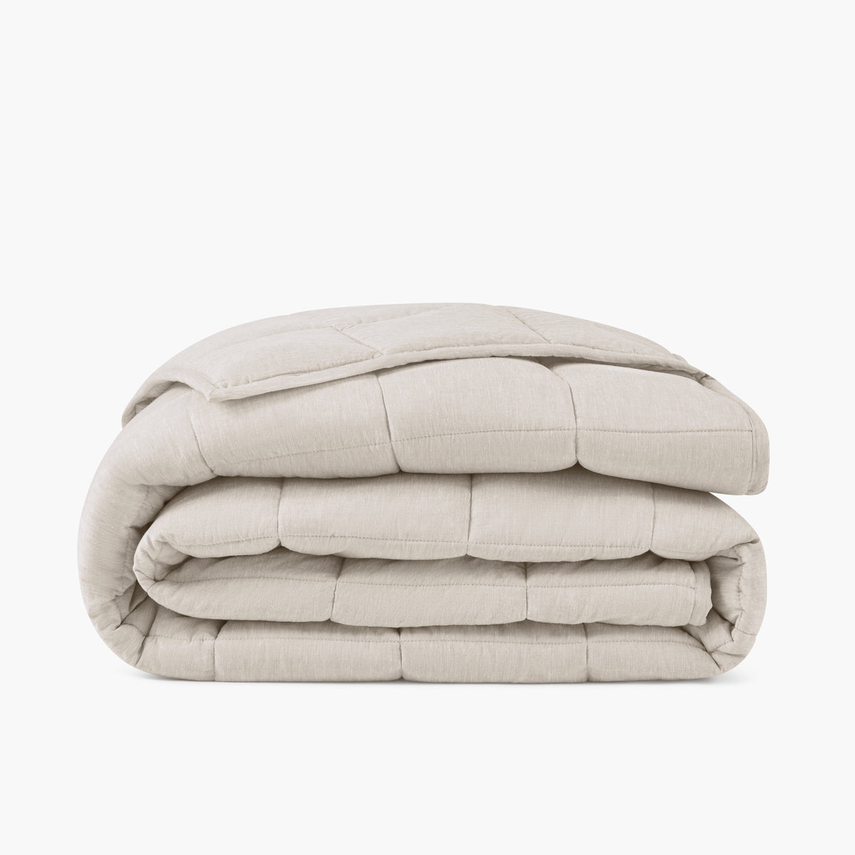 natural stone linen eucalyptus box stitch quilt blanket