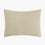 organic cotton crinkle matelasse natural stone pillow shams