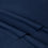 organic cotton percale duvet set deep sea blue detail