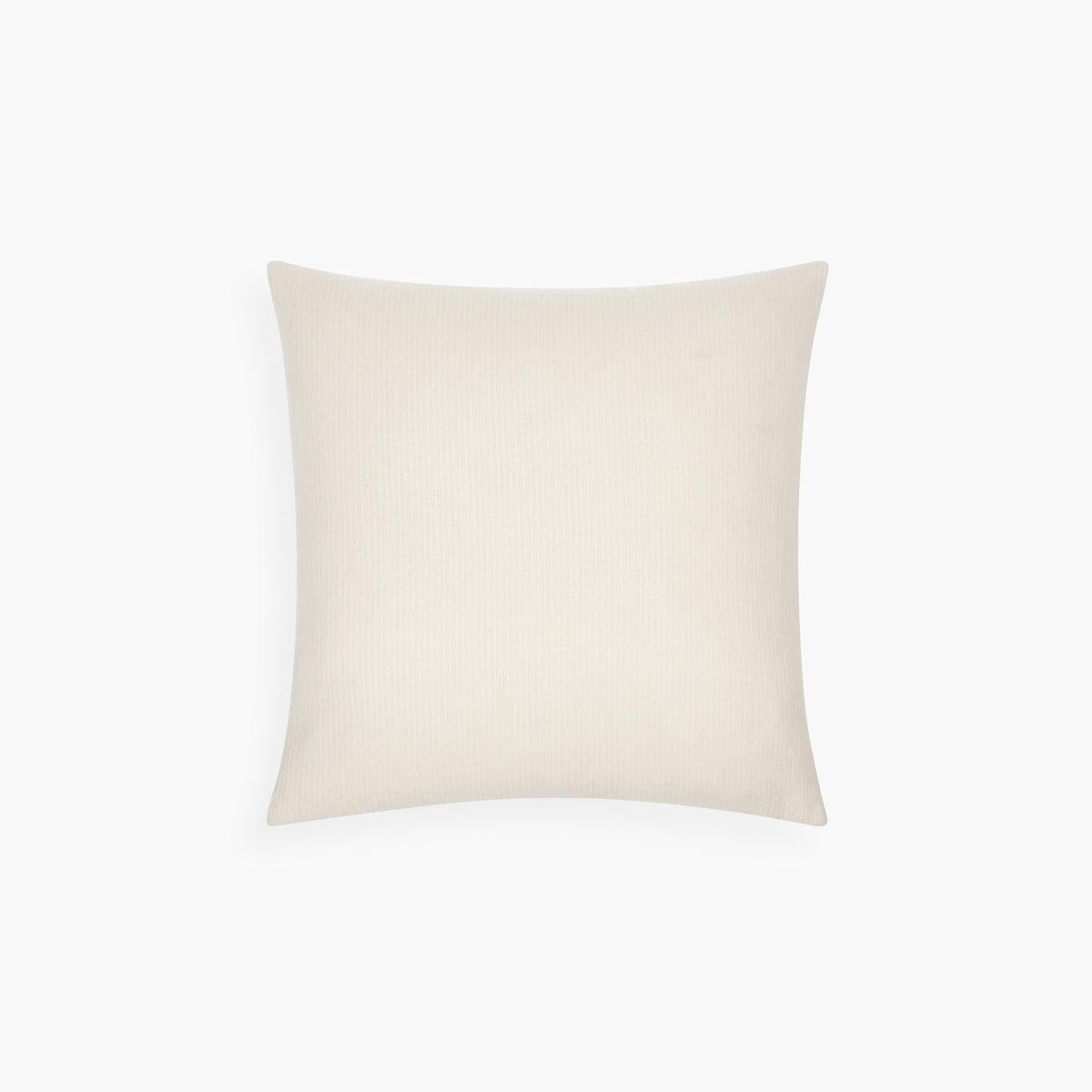 organic cotton wool pillow cover ivory hero