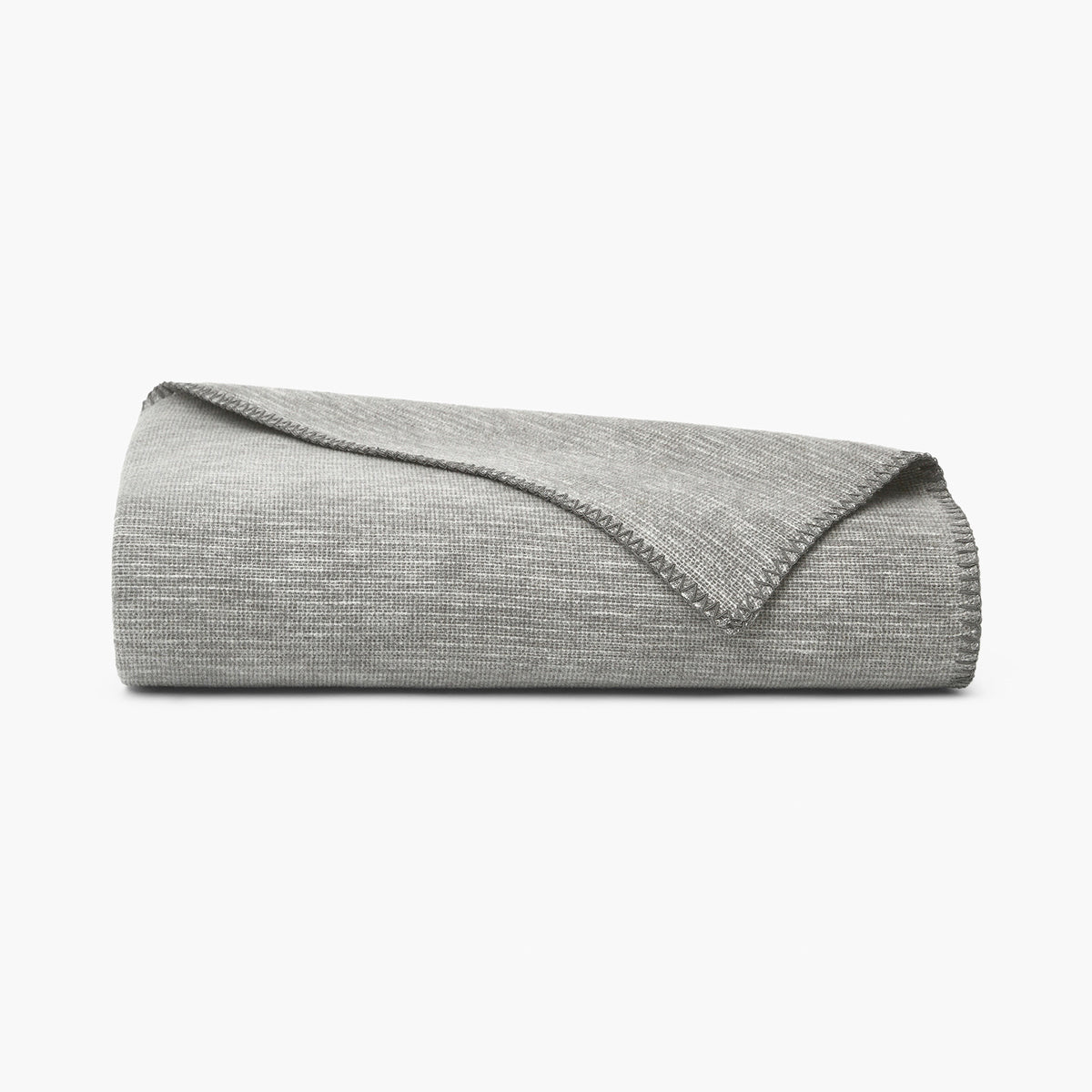 organic cotton wool throw charcoal hero