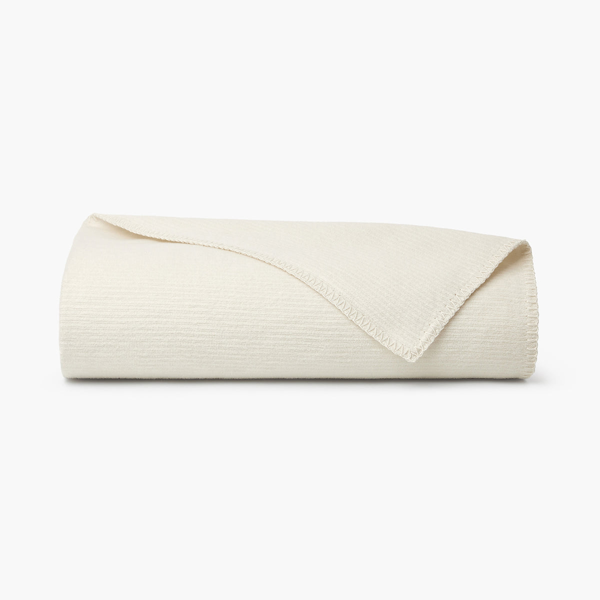 organic cotton wool throw ivory hero