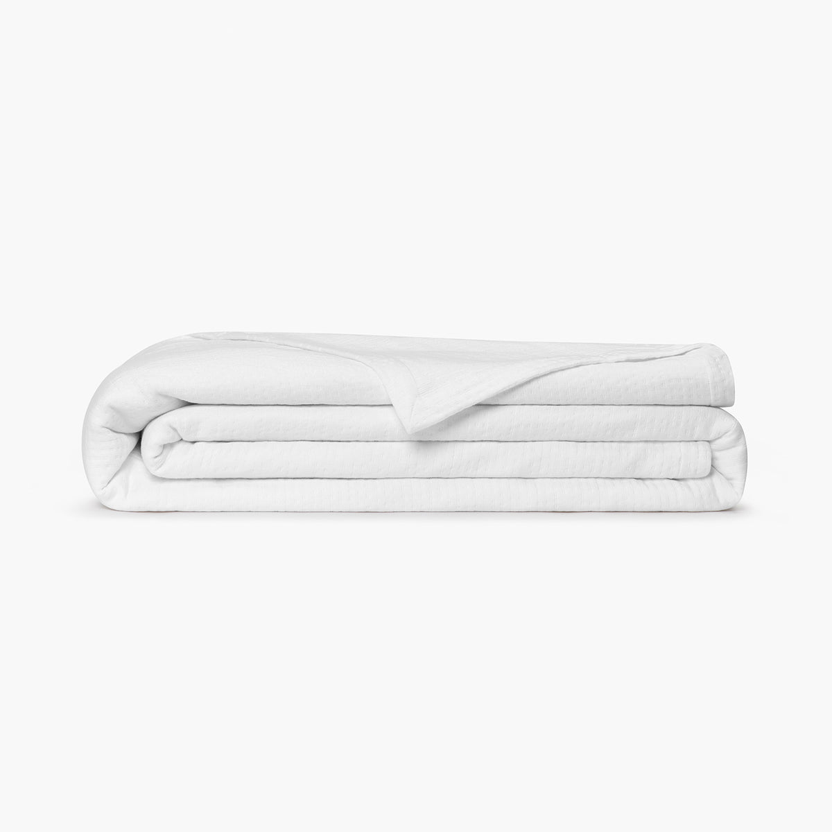 organic matelasse blanket white hero