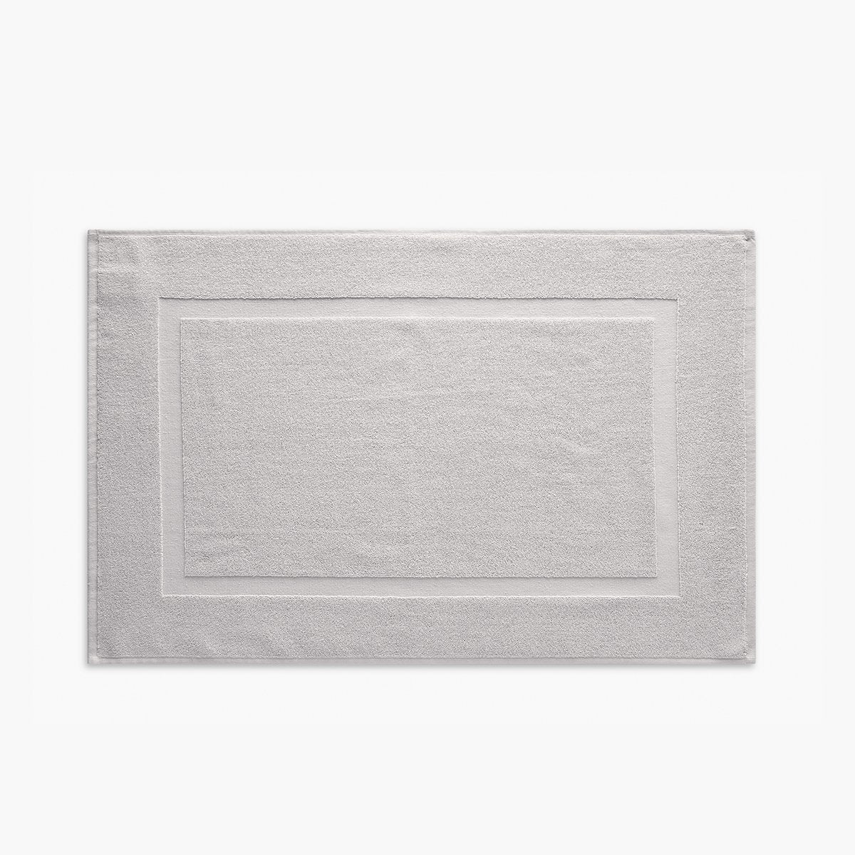 Classic Organic Bath Mat - Silver