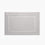 classic silver gray organic cotton bath mat