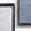 classic chambray blue organic cotton bath rug collection