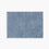 classic chambray blue organic cotton bath rug