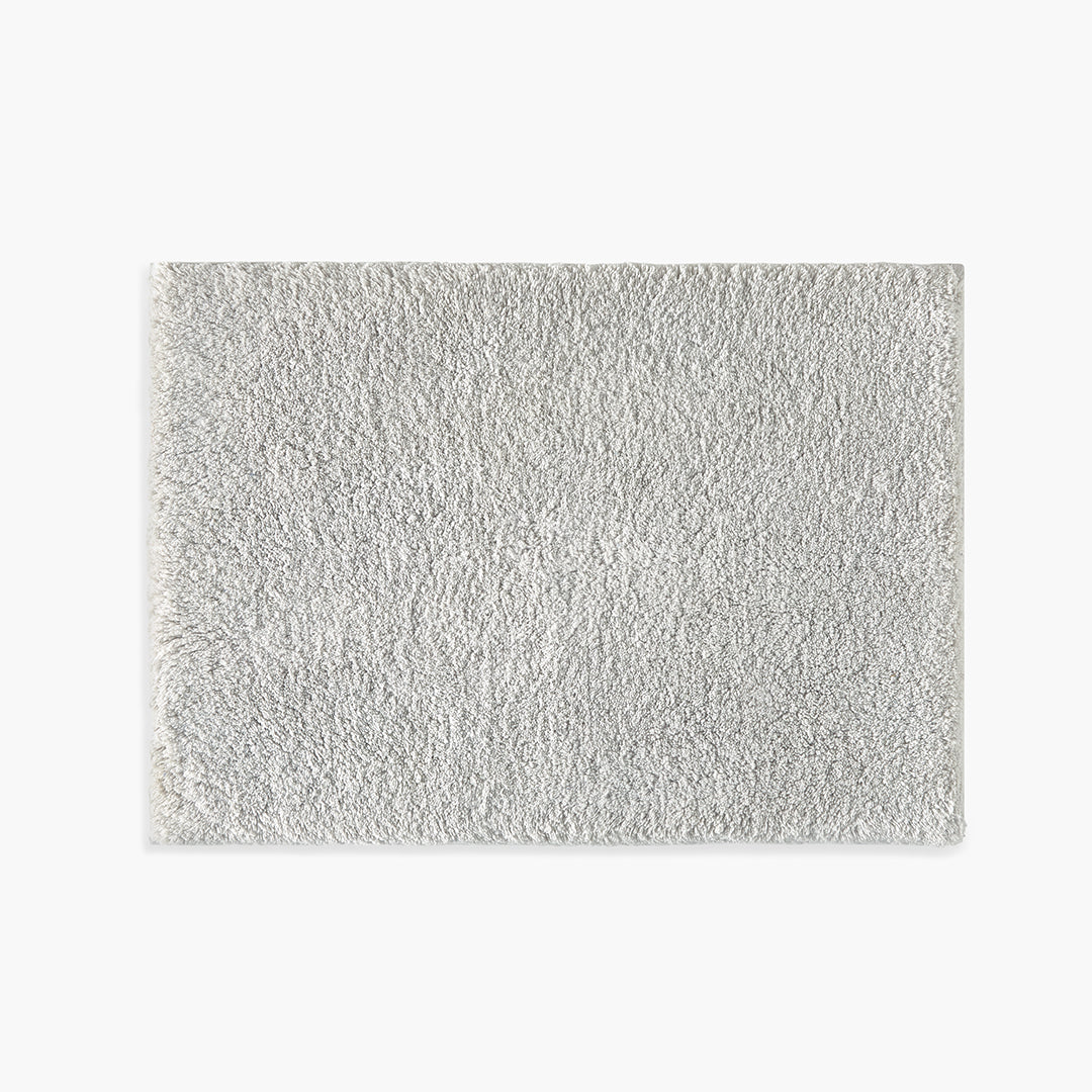 Classic Organic Bath Rug - Silver