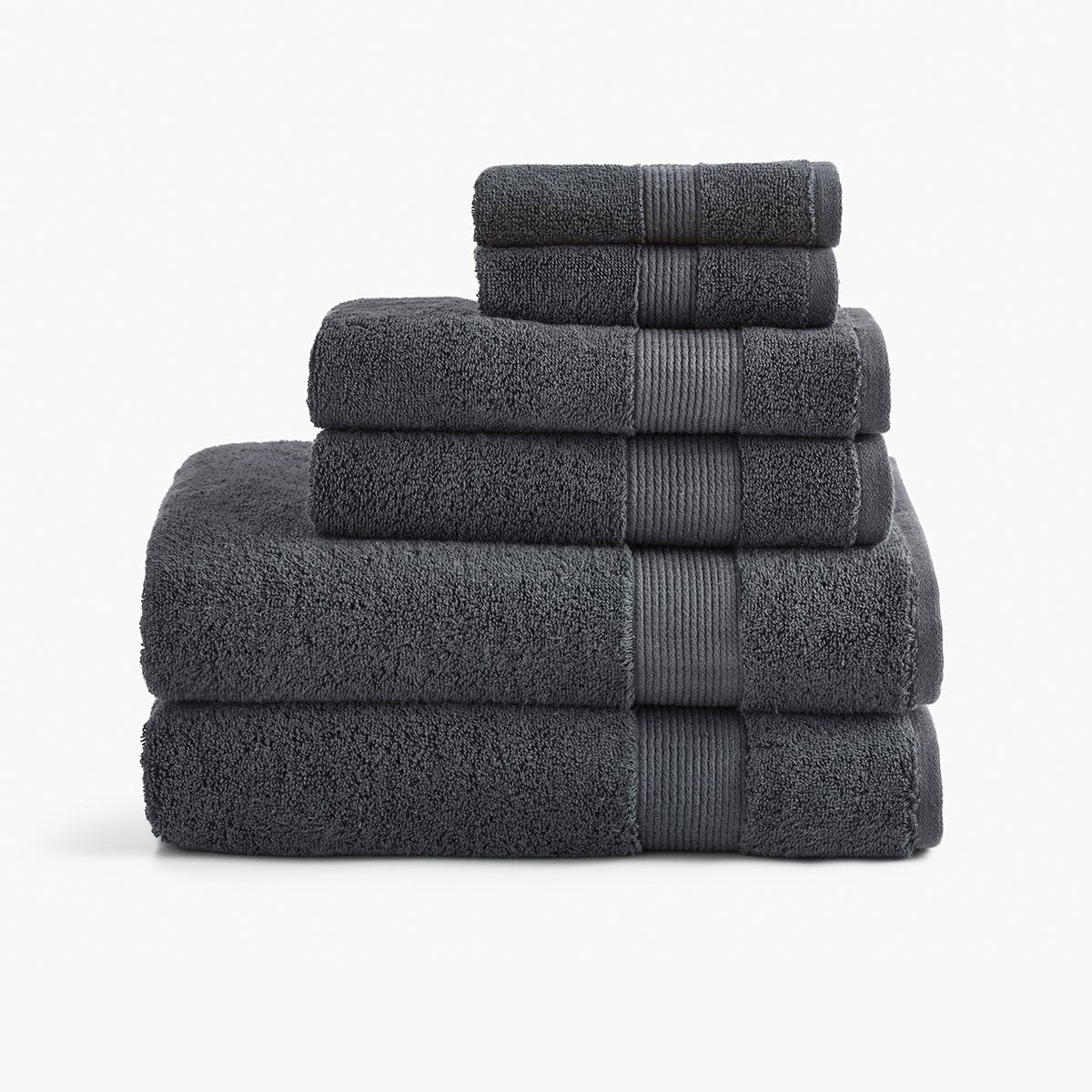 Classic Organic Towel - Charcoal