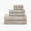 classic light taupe organic cotton 650 GSM bath towels