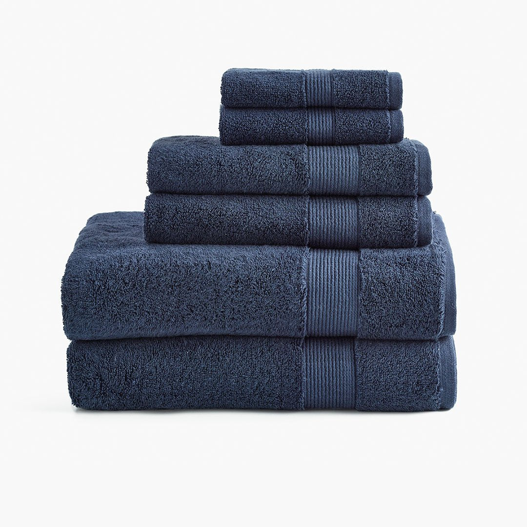 Classic Organic Towel - Navy