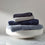 classic navy blue organic cotton 650 GSM bath towels