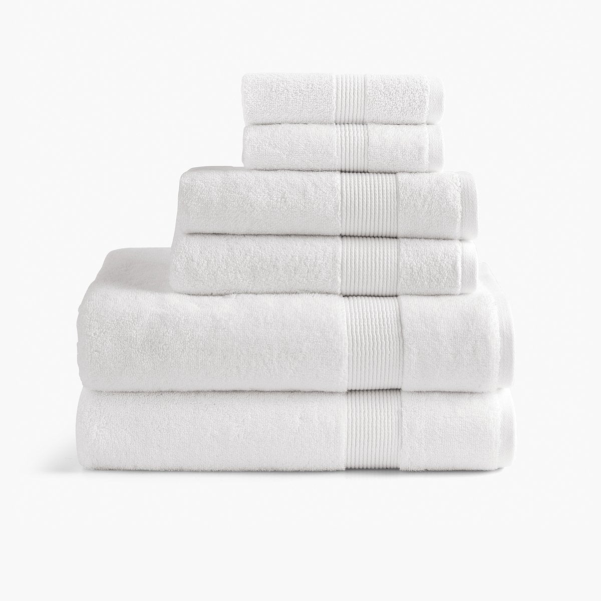 classic white organic cotton 650 GSM bath towels