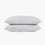 Organic Crinkle Matelasse Sham Set - Light Gray