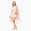 Organic Short Lounge Robe - Blush