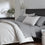 organic cotton percale concrete gray cooling pillowcases set
