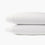 organic cotton percale white cooling pillowcases set