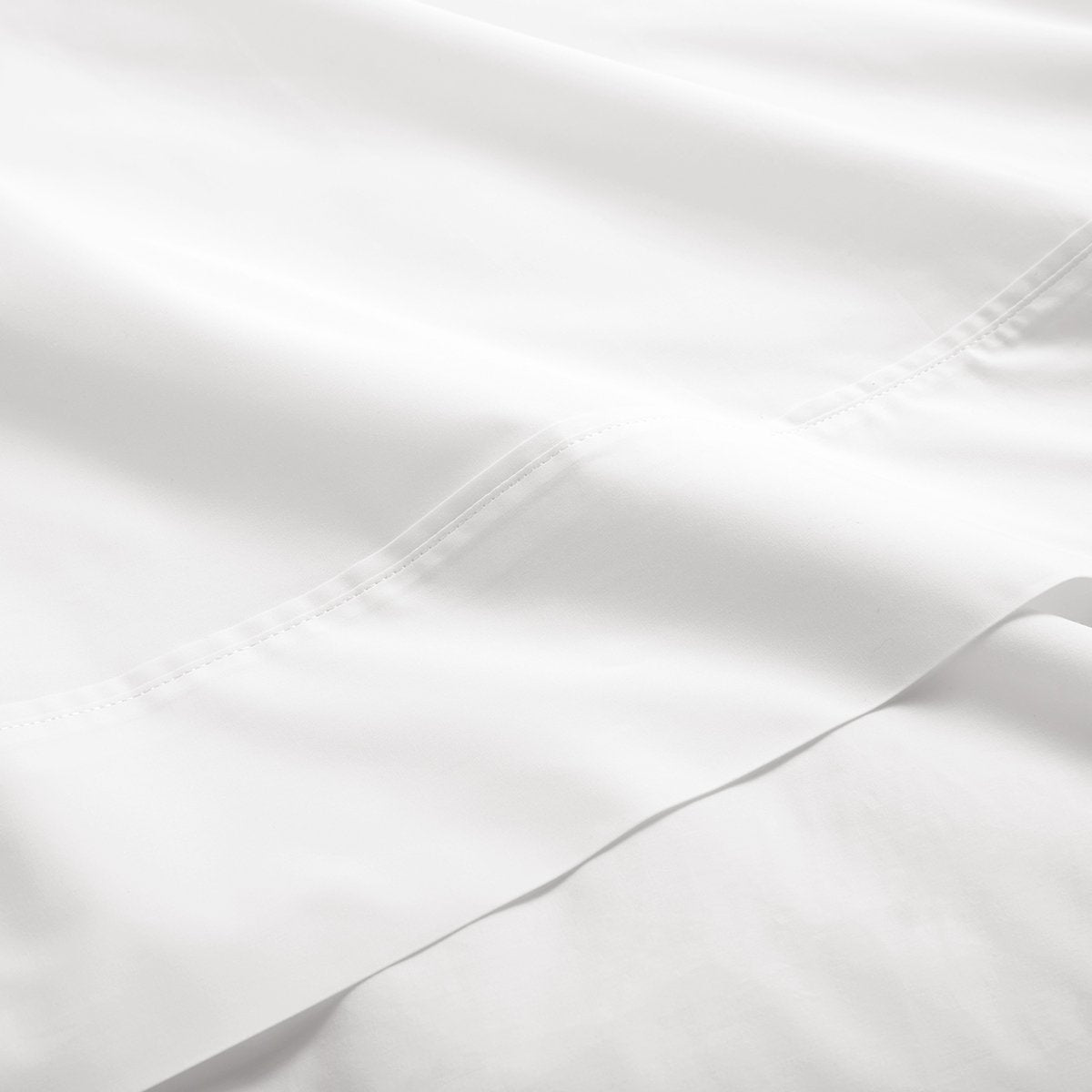 organic cotton percale white cooling sheets pillowcases set