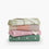 organic cotton wool throw blanket green tartan plaid stack