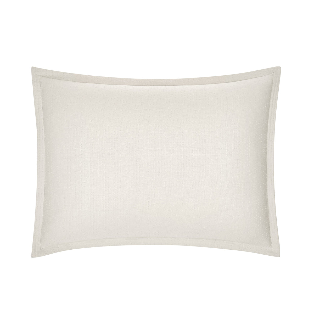 organic matelasse sham set vapour detail