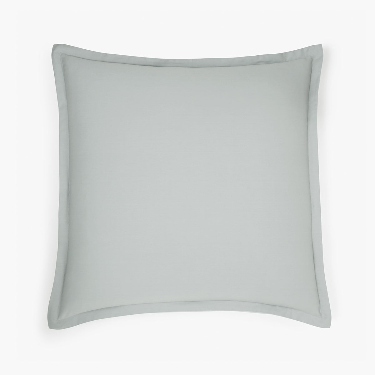 organic sateen euro pillow sham green mist