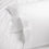 organic sateen pillowcases white detail