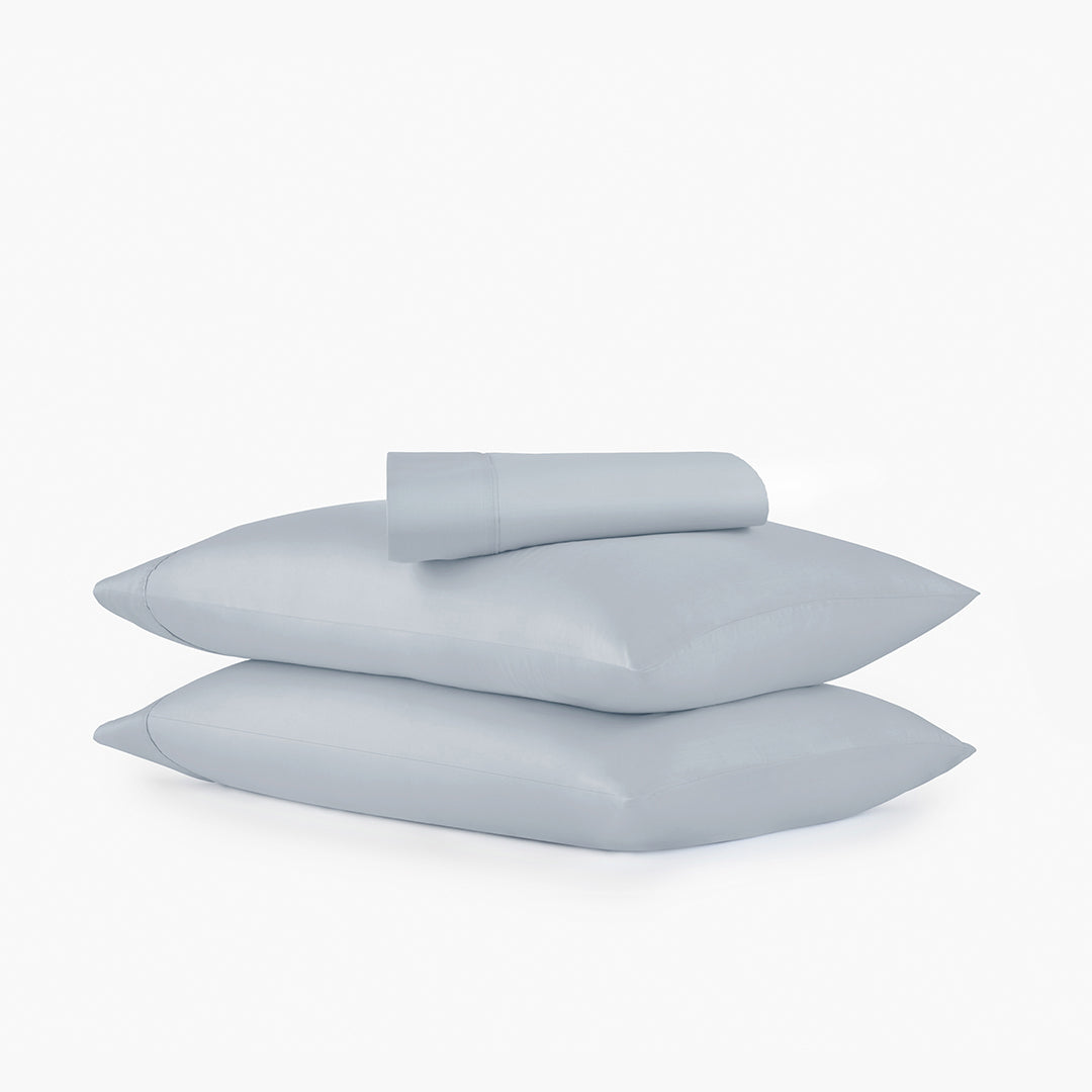 TENCEL Lyocell eucalyptus bedding gray blue sky sheets