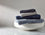 textured organic cotton navy blue quick dry bath towels