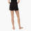 organic cotton loungewear black shorts