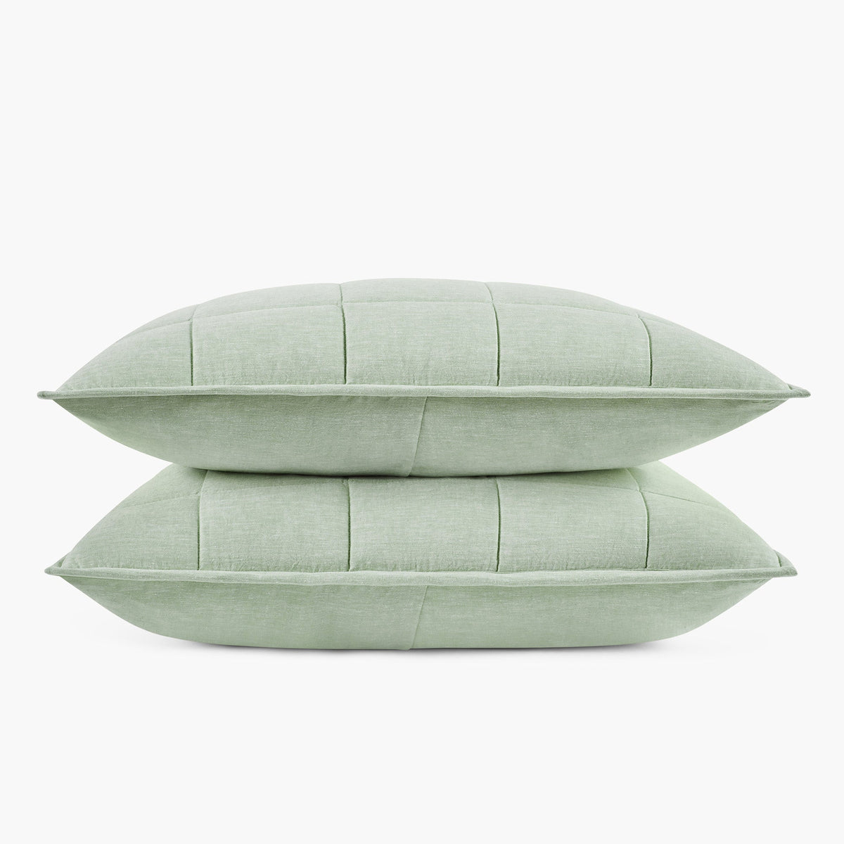 Linen Eucalyptus Sham In Pistachio