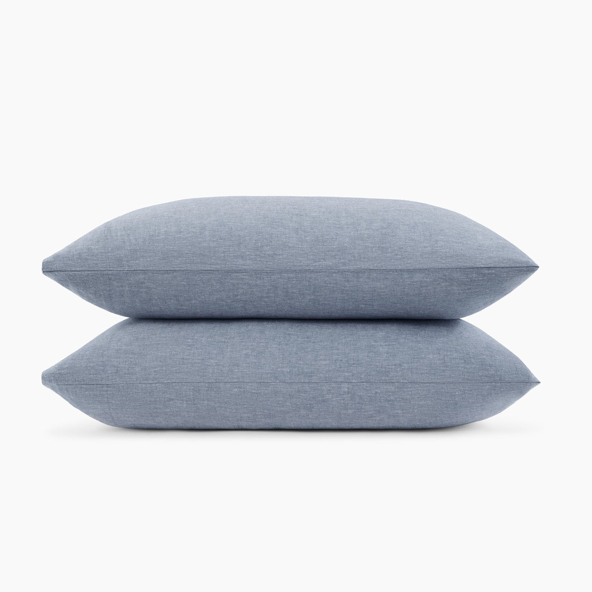 Linen Eucalyptus Pillowcase Set In Chambray