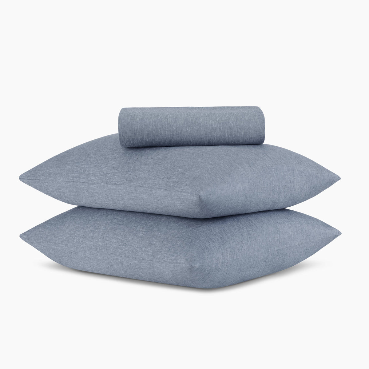 Linen Eucalyptus Sheet Set In Chambray