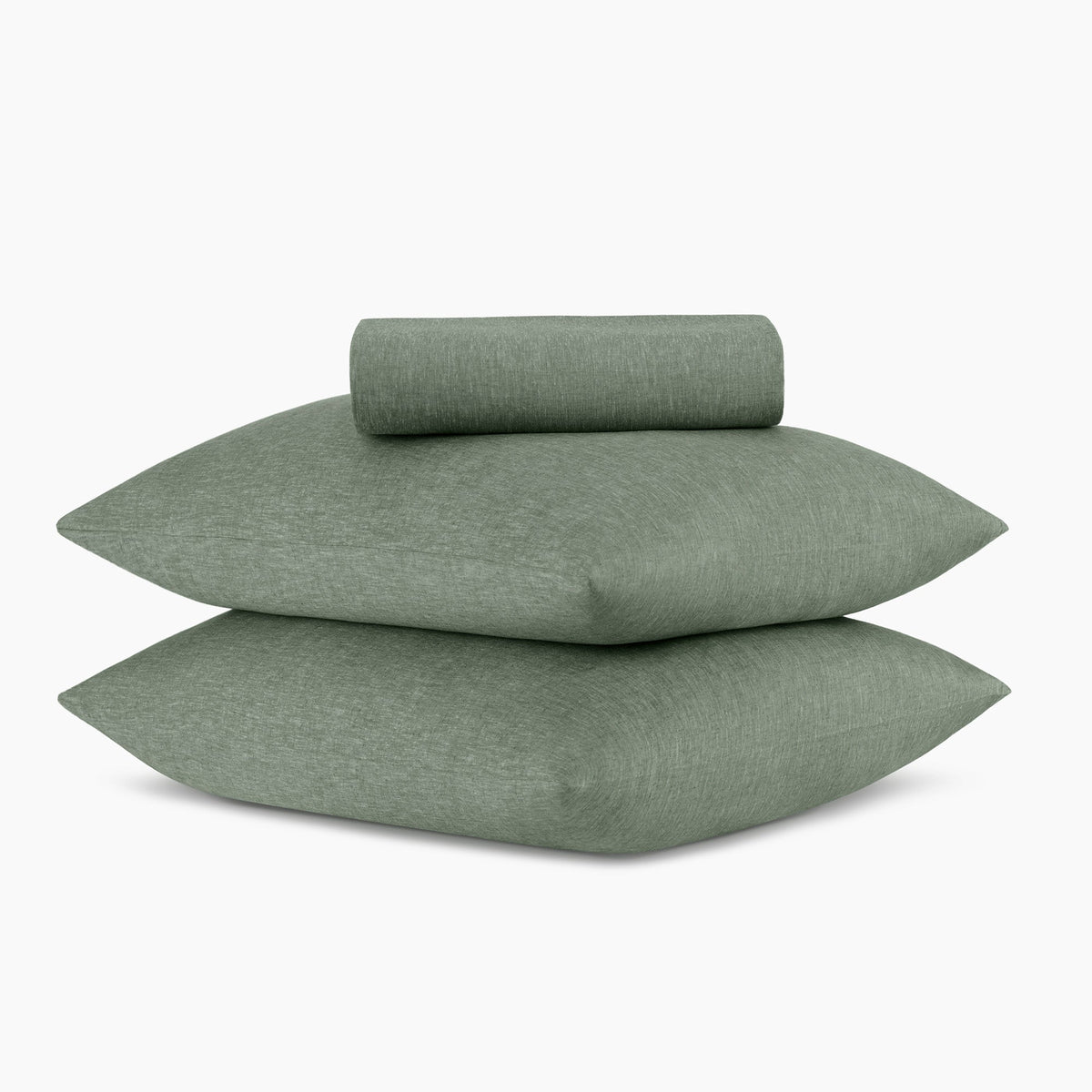 Linen Eucalyptus Sheet Set In Forest