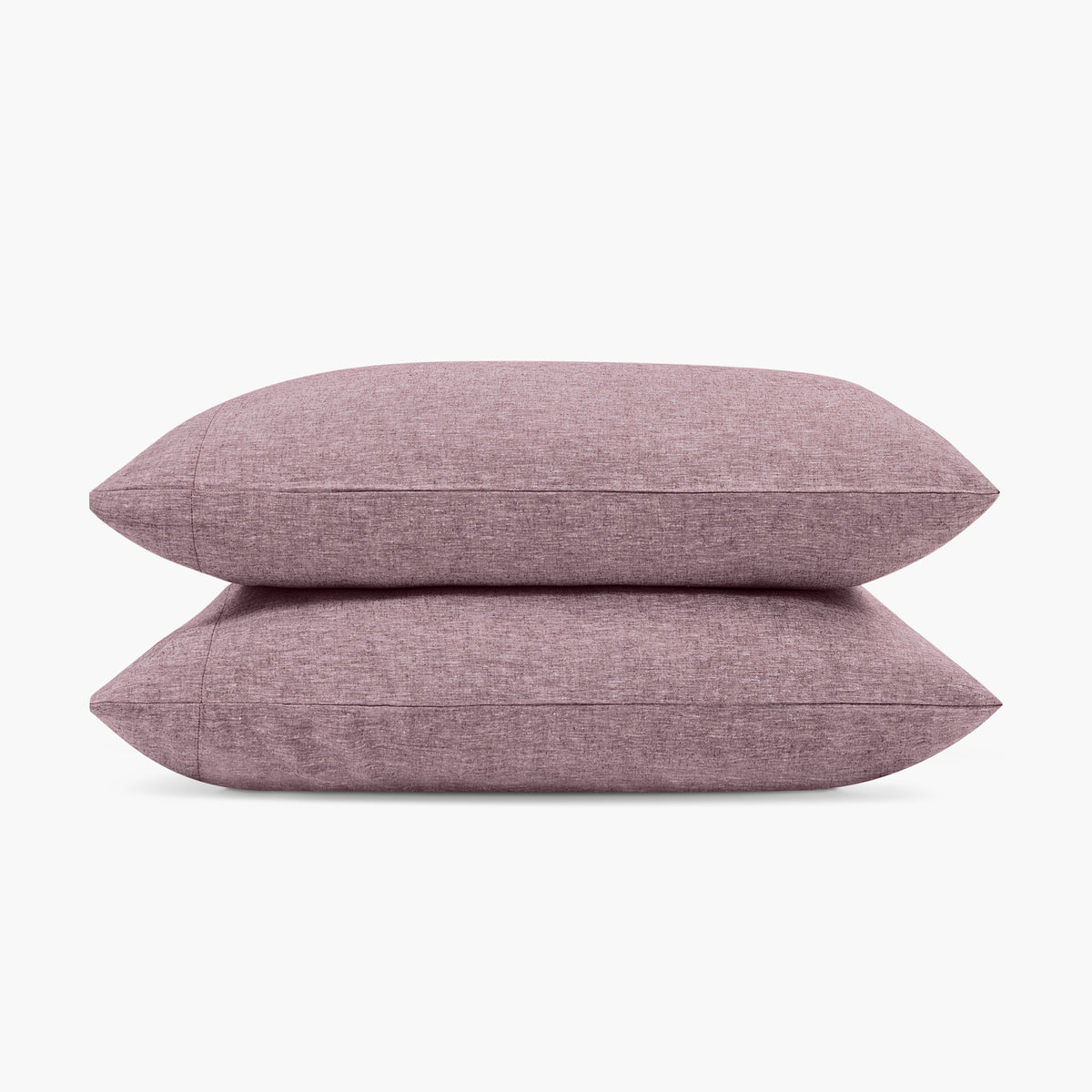 fig purple linen eucalyptus pillowcases