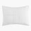 white linen eucalyptus box quilt pillow sham