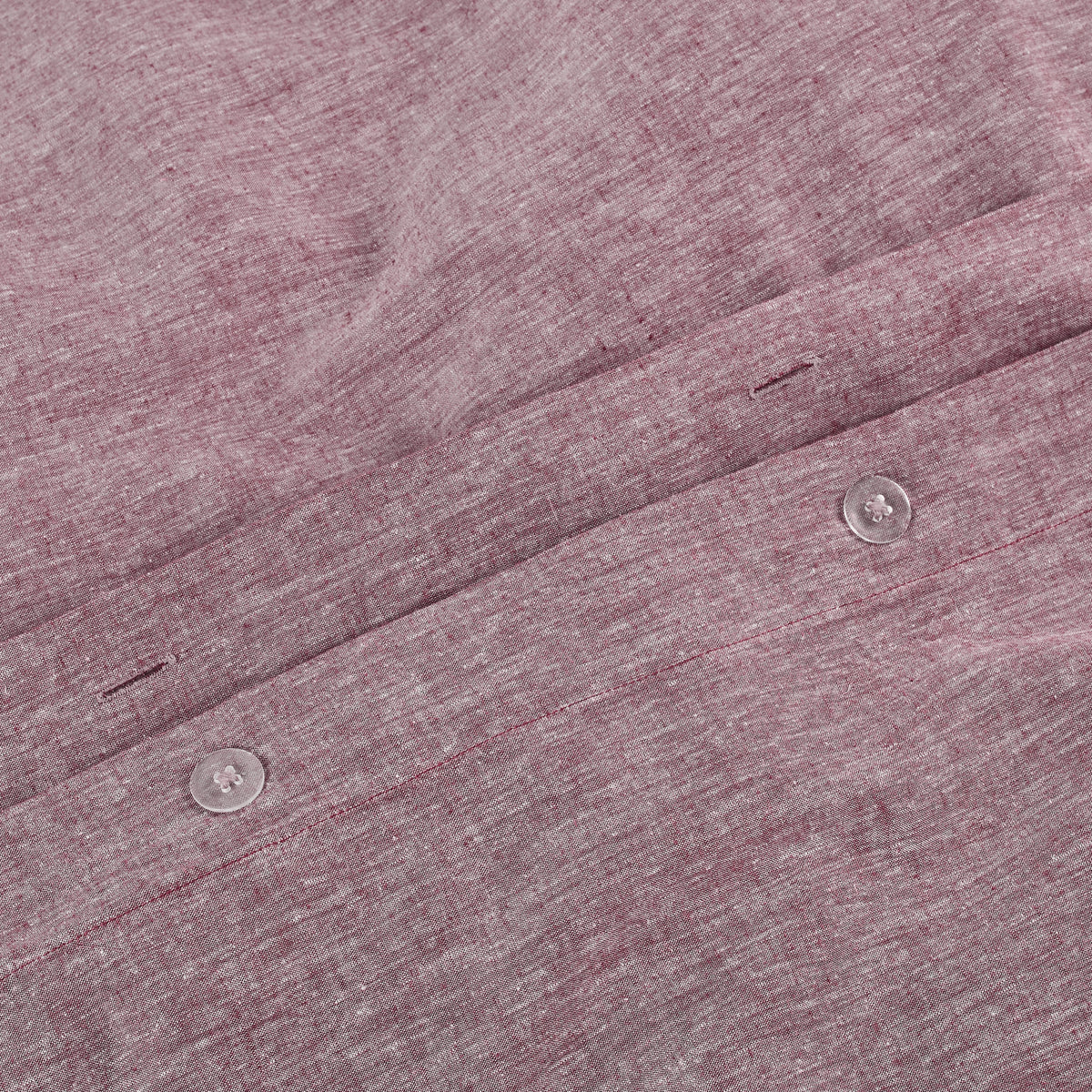 fig purple linen eucalyptus duvet cover button closure