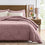 fig purple linen eucalyptus duvet cover and shams