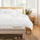 white linen eucalyptus duvet cover and shams set