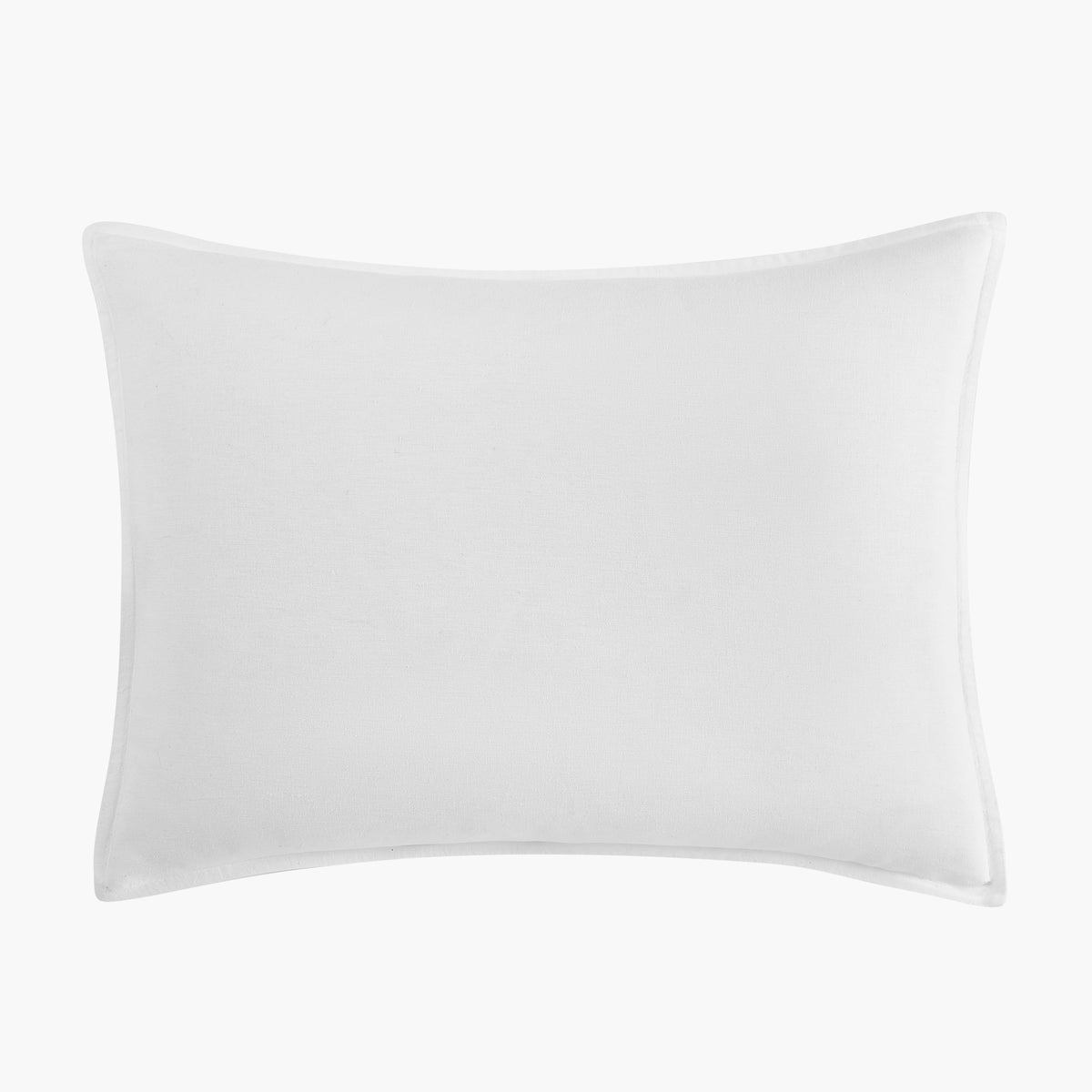 white linen eucalyptus pillow sham