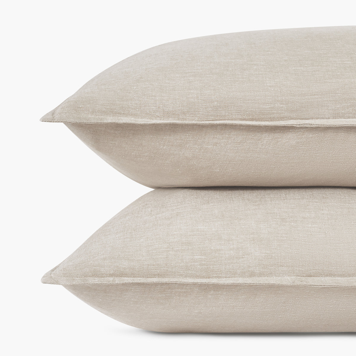 natural stone linen eucalyptus pillow shams