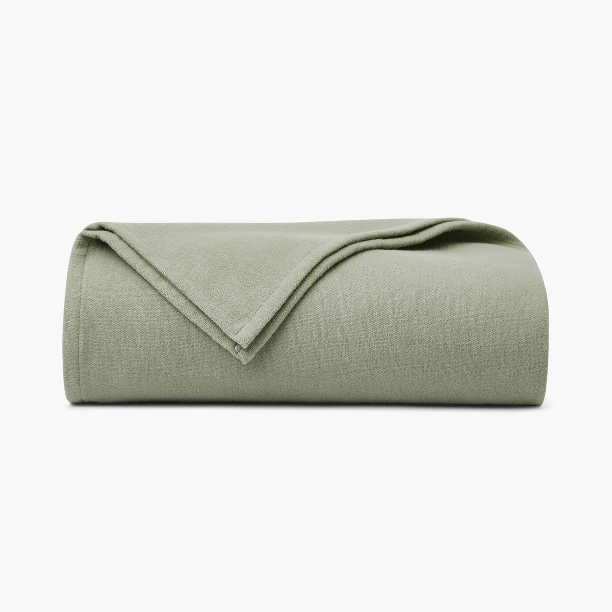 Organic Brushed Cotton Blanket Moss · Under The Canopy