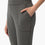 organic cotton charcoal gray tapered leg joggers loungewear bottoms pocket detail